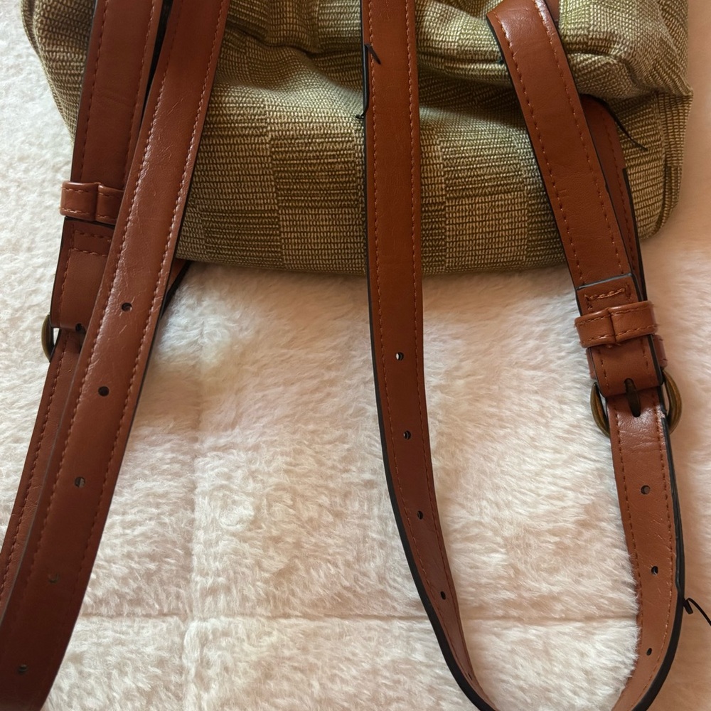 Stylish Tan Backpack - Picture 3 of 5